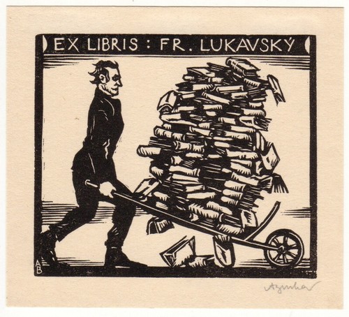 Antonin burka exlibris - antonin,