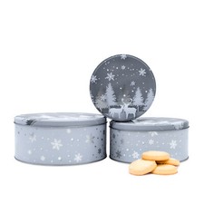 Metall gebäck dose 3er set - dose,