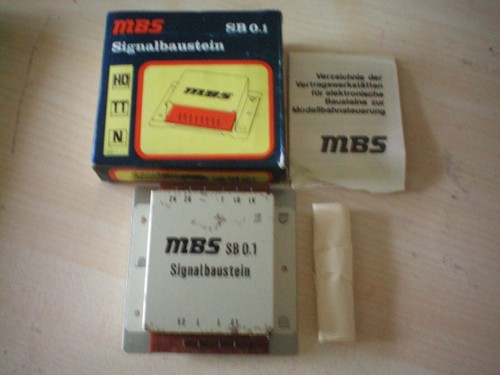 Mbs signalbaustein neuwertig - mbs,