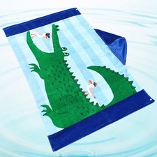  Kapuzenhandtuch Strandwickel Kinder Kinder Großer Poncho Kapuzenbad Badetuch