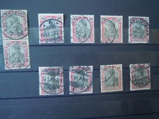 REICHSPOST   Michel 60     40 Pfg  Freimarken Germania gestempelt 