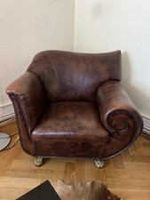 Bretz Sessel | 2Stück - GAUDI-BRAUN-LEDER