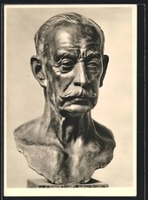 Ansichtskarte Generalfeldmarschall Schlieffen, Büste 