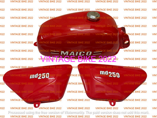 Maico 250 rot stahl - 250,