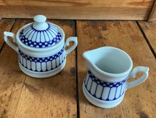 Alt Friesland Tettau Zuckerdose und Sahnegiesser bzw. Milchkännchen