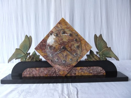 Kaminuhr art deco - ,