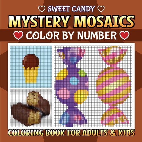 Sweet candy mystery mosaics - sweet,