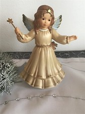 Goebel Weihnachten ★ Engel hält Sternstab★ Wünsch dir was ★ champagner ★RARITÄT