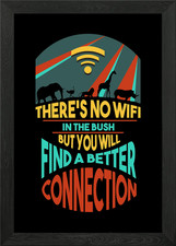 Safari Afrika Tier gerahmtes