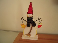 Schneemann Holz