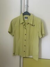 Jack Wolfskin Damenbluse halbarm Gr XS hellgrün/limone