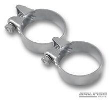 2x Schellen ø 70,5 mm Edelstahl Auspuff Schelle Klemme Auspuffanlage Abgasanlage
