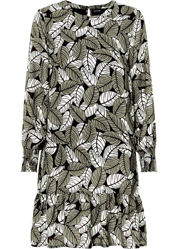 Chiffon kleid mit - chiffon-kleid,