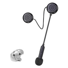 Motorradhelm, Bluetooth-Headset mit Bluetooth 5.0, ultradünn, kabellos, Helm