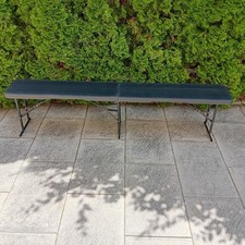 Skandika Klappbank Masi Schwarz, Gartenbank, Camping