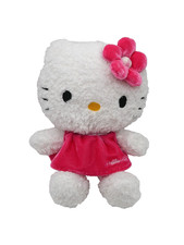 Hello Kitty Plüsch Sanrio 2010 mit rosa Kleid 20 cm Kuscheltier