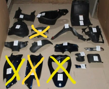 Helmfach Suzuki UE125 UE150 2001 - 2003 Abdeckung Verkleidungsteile Blau