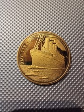 Medaille münze titanic - medaille/münze,