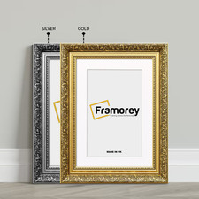 Dahlie Bilderrahmen / Gold und