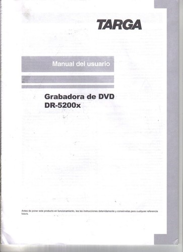 Targa 5200 espana dvd - 5200,