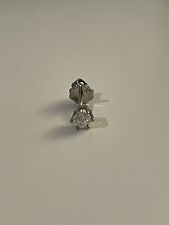 Diamant Ohrring 750 Gold Weißgold 0,25 ct Diamant einzeln Ohr Stecker 