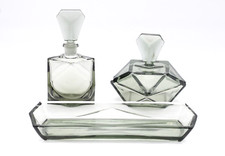 3-teiliges Frisierset Art Deco