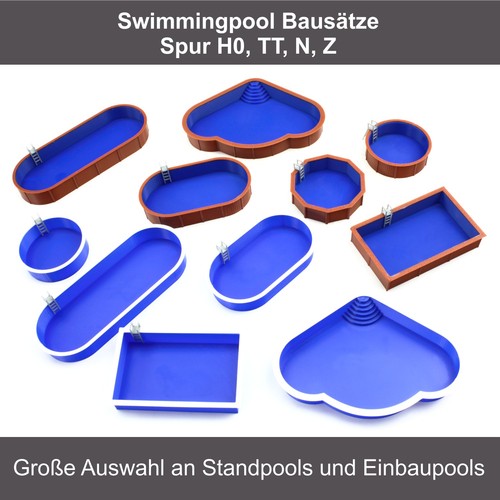 Swimmingpool spur n z - spur, h0