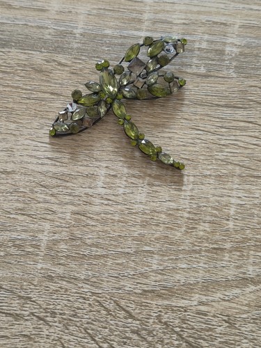 Große brosche libelle strass - große,