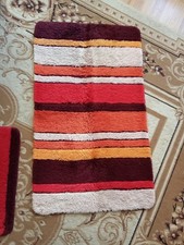 Extra großer Badvorleger-Teppich und WC-Vorleger super saugfähig