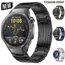 Luxus Titan Metall Armband Watch Ersatz Uhrenarmband Universal Band 20mm 22mm