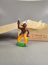 DDR Gummi Indianer Dull Knife Hose gelb/rot Trapper Richard Hopf NEU unbespielt