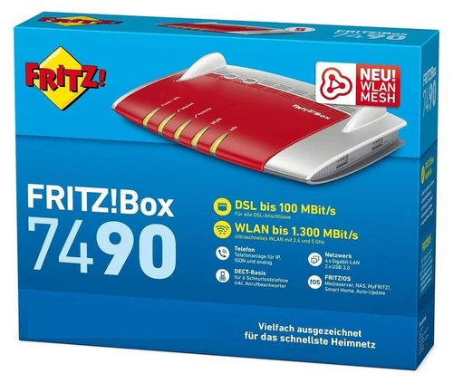 Avm router fritzbox - router,