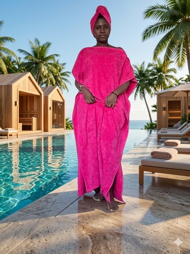 Queenies handtuch kaftan - "queenies"handtuch-kaftan, /