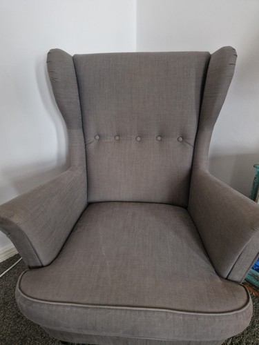Strandmon ikea sessel grau - ikea,