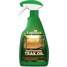 Cuprinol Teaköl Spray 500ml natürliche Verbesserung für Hartholz Gartenmöbel