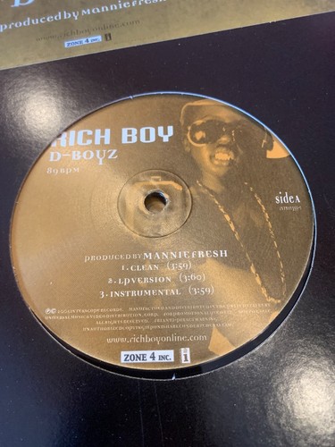 Rich boy boyz vinyl single - d-boyz,