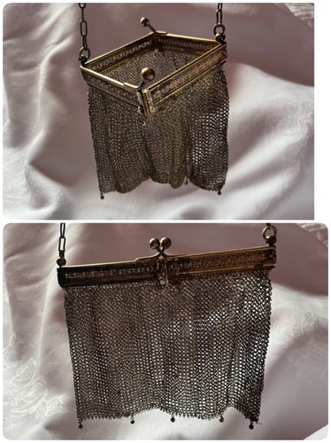 Antike mesh bag tasche frühes - mesh,