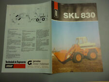 Schaeff Radlader SKL 830     Original altes Prospekt  