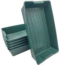 Profi Gärtnerbox Pflanzschale Pikierschale 58x32x11 Pflanzwanne Saatschale grün