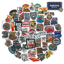 Hot Rod Sticker Set - Vintage