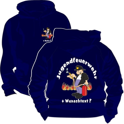 Jugendfeuerwehr logo kapuzen - jugendfeuerwehr,