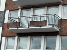 Balkon Geländer  Edelstahl