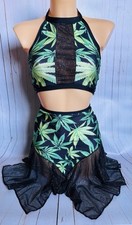 Gras glitzernde Co Kordel Rave