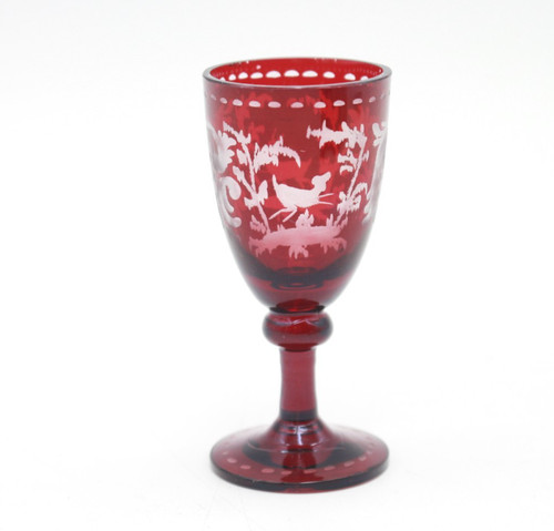 Likörglas schönes überfang - likörglas,