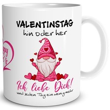 Tasse zwerg valentinstag hin - "valentinstag,