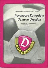 EC 1981/82 Dynamo Dresden -
