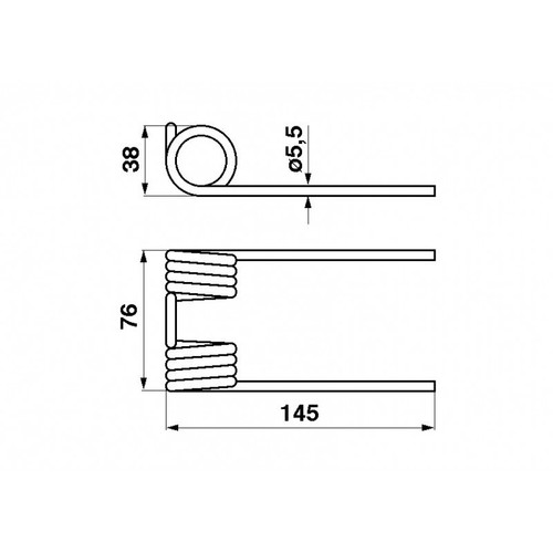 Pick zinken federzinken - up,