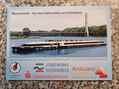 Schönebeck elbauenbrücke - schönebeck,