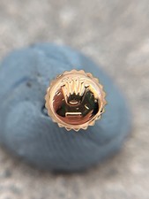 #1665 ORIGINAL ROLEX 24-603-8 KRONE  CROWN GOLD OYSTER DATEJUST 6mm