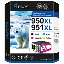 4er XXL Patronen für HP 950